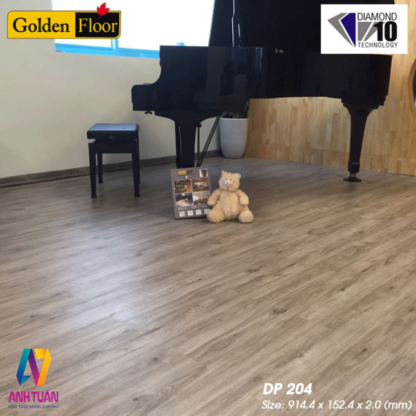 Sàn Nhựa Dán Keo Golden DP204, Sàn Nhựa Dán Keo 