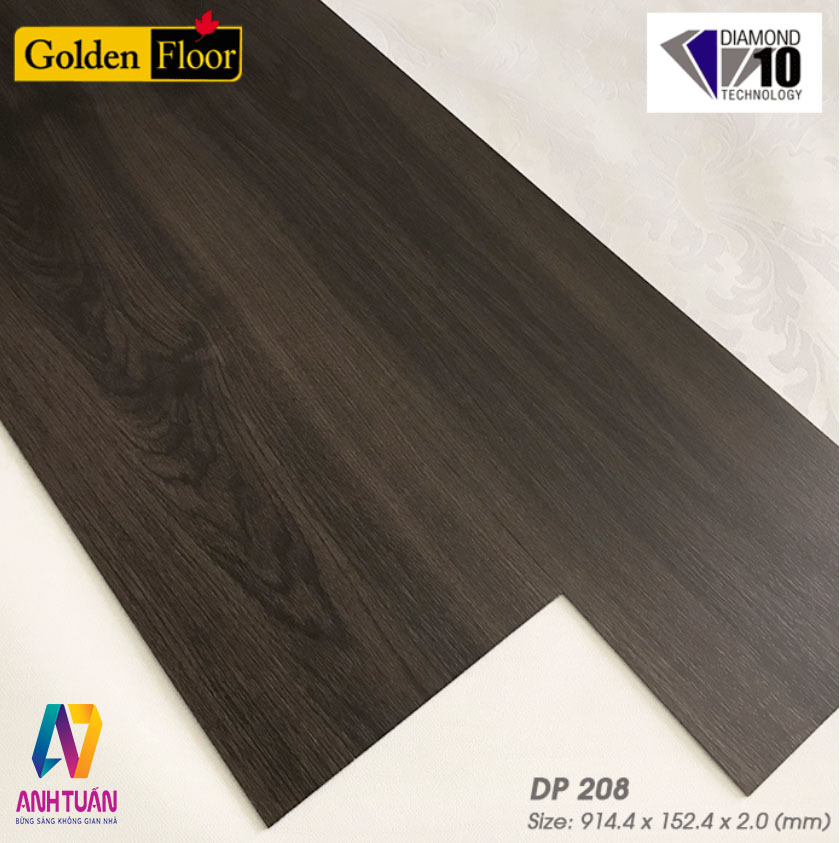 SÀN NHỰA GOLDEN DP208, sàn nhựa cuộn