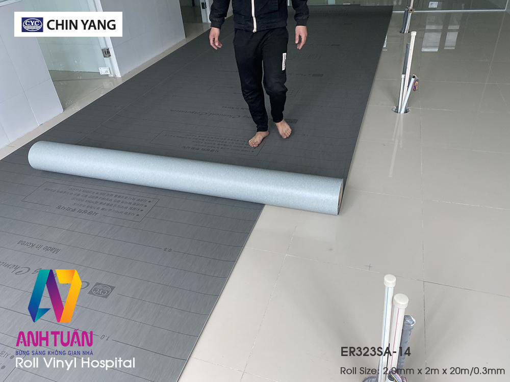 Sàn Vinyl Kháng Khuẩn ER323SA-14,Sàn Vinyl Kháng Khuẩn