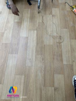 SÀN VINYL CUỘN PHÒNG CHĂM SÓC THÚ CƯNG